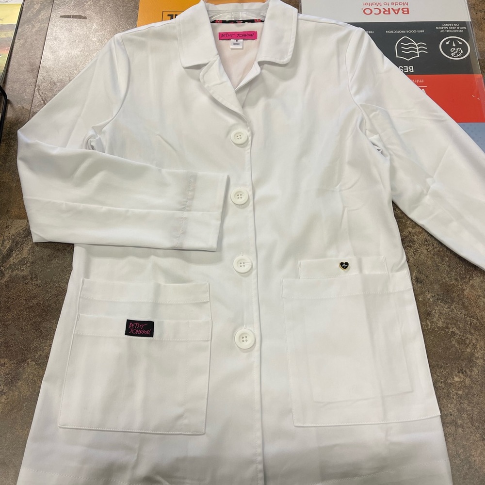 Betsey Johnson Canna Labcoat